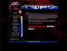 Tablet Screenshot of earthempires.com